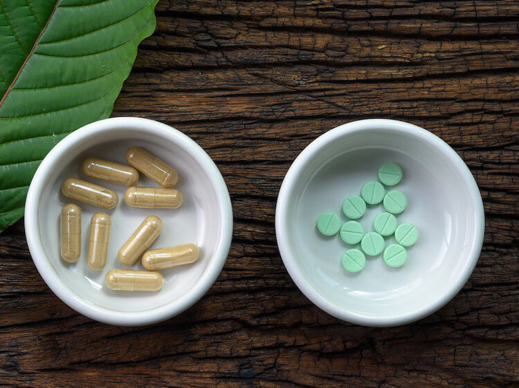 Yamswurzel-Kapseln und Tabletten